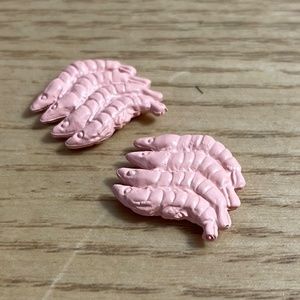 Lil Woodzeez Hopin Farmers Market Replacement 2 Shrimp Prawn Calico Critters Set